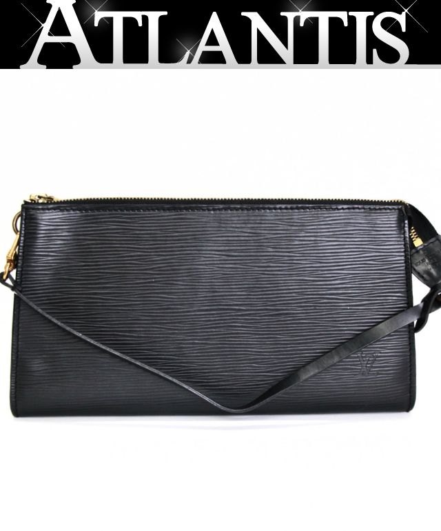 ルイヴィトン Louis Vuitton ポシェットアクセソワール アクセサリーポーチ エピ 黒 M52942 【74132】