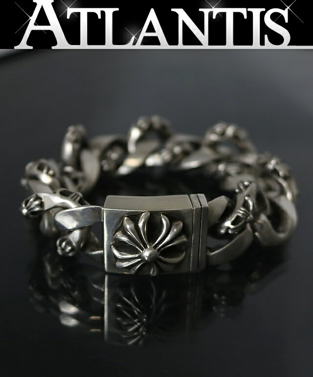 CHROME HEARTS 銀座店 クロムハーツ ファンシーリンク CHX ラージ BOX ID ブレス 13リンク メンズ SV925 シルバー 102518