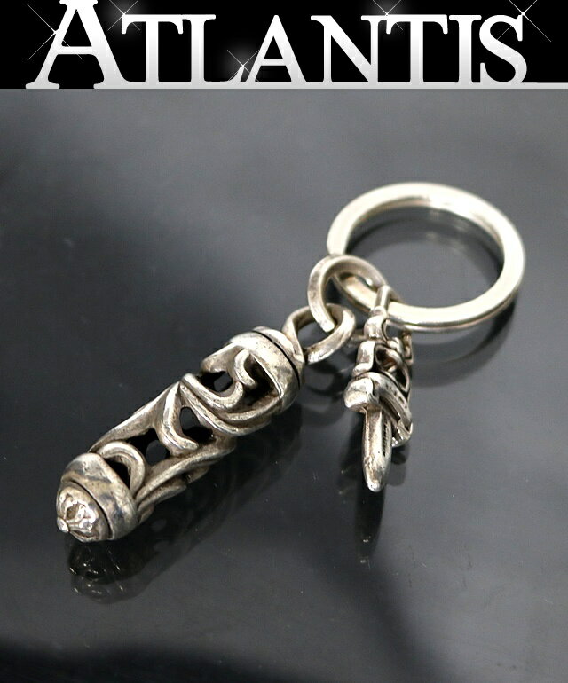 CHROME HEARTS 銀座店 クロムハーツ ローラー スプリット ダガー キーリング メンズ シルバー SV925 102368