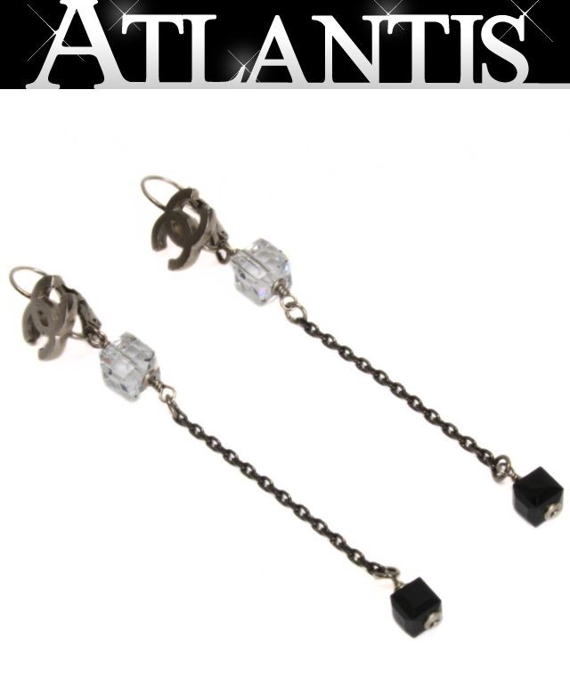 乐天商城 - CHANEL シャネル ココマーク アクリルキューブ ピアス 08P 【74090】