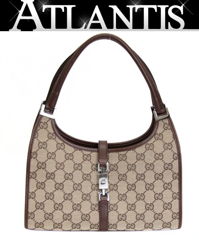 其它 - GUCCI グッチ ジャッキー ハンドバッグ スモール GG柄 キャンバス×レザー ブラウン 【74047】