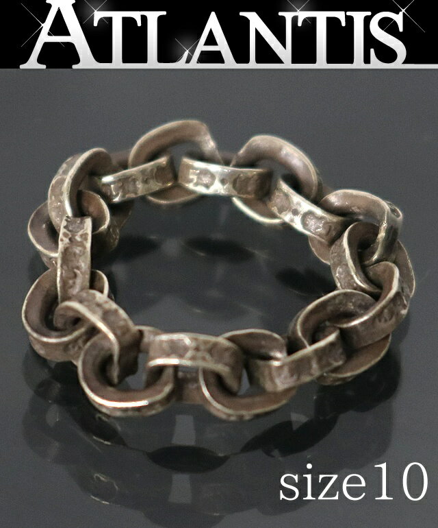 Rakuten - CHROME HEARTS 銀座店 クロムハーツ ペーパーチェーン リング 指輪 メンズ シルバー SV925 約10号 100861