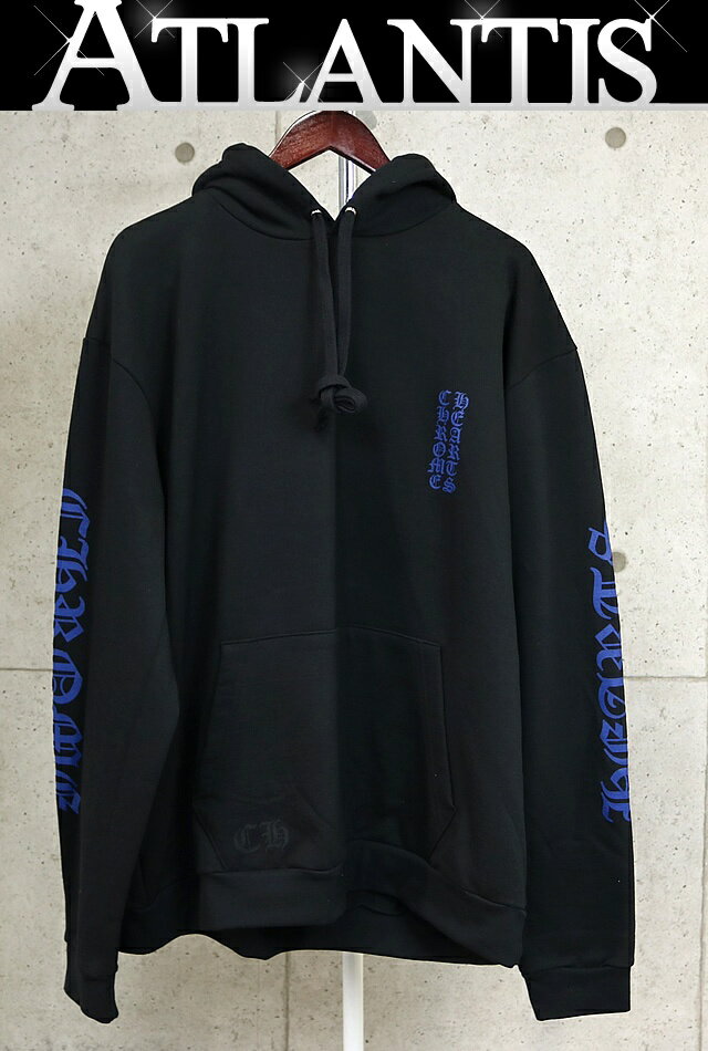 Rakuten - CHROME HEARTS 新宿店 クロムハーツ 新品 オールドイングリッシュ ロゴ パーカー フーディ メンズ size:XL 黒×青 30596