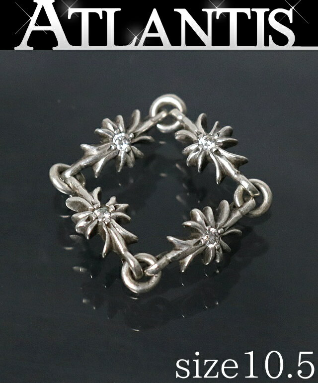 Rakuten - CHROME HEARTS 銀座店 クロムハーツ タイニーE CHプラス リング ダイヤモンド 指輪 メンズ シルバー SV925 約10.5号 102798