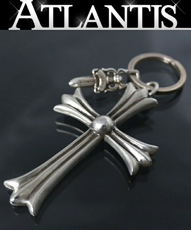 CHROME HEARTS 銀座店 クロムハーツ ラージクロス スプリット ダガー キーリング メンズ シルバー SV925 103035
