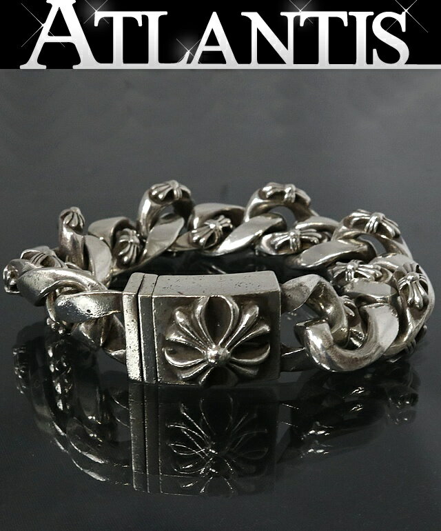 CHROME HEARTS 銀座店 クロムハーツ ファンシーリンク CHX ラージ BOX ID ブレス メンズ シルバー SV925 102984