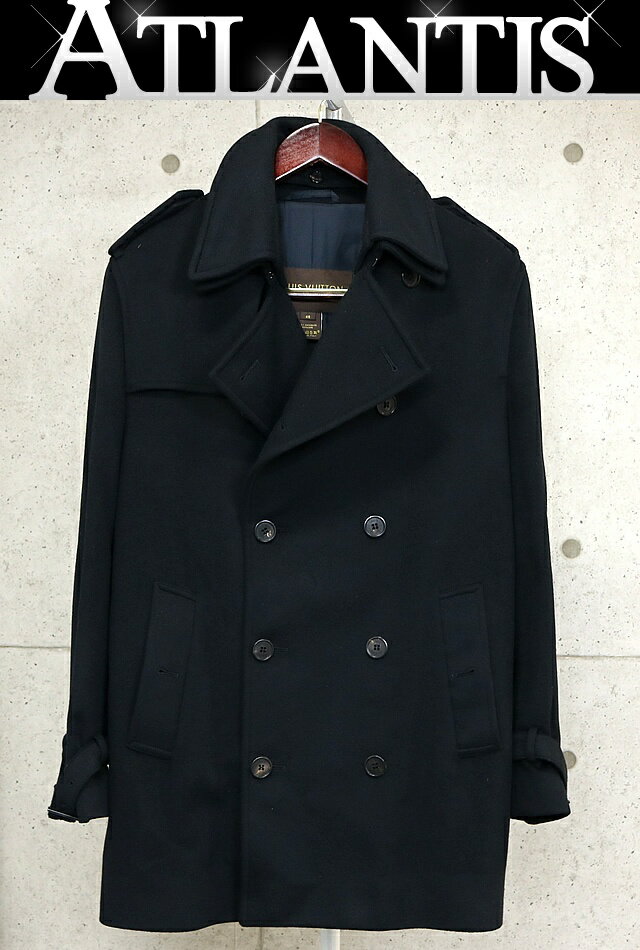 Rakuten - Louis Vuitton 銀座店 ルイヴィトン カシミヤ100 Pコート メンズ size:48 黒 103175