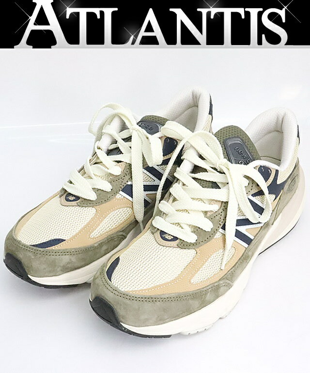 ニューバランス New Balance スニーカー メンズ ベージュ×ネイビー U990WO6 size:27.5cm