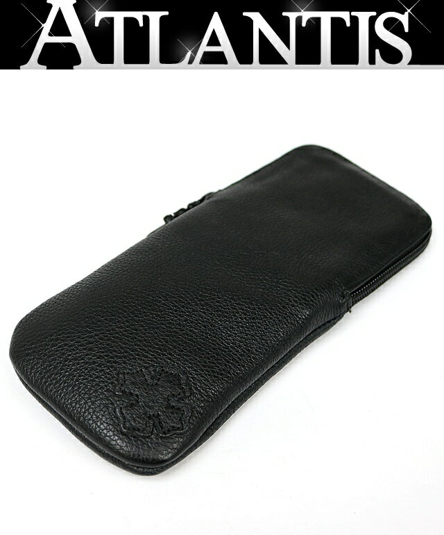 Rakuten - CHROME HEARTS 銀座店 クロムハーツ アイウェアケース ダガージップ クロスパッチ ソフトケース 眼鏡ケース 黒 102861