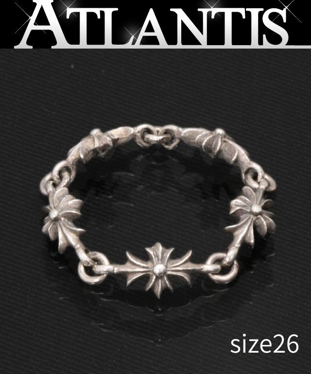 Rakuten - CHROME HEARTS 新宿店 クロムハーツ タイニーE CHプラス リング 5リンク 指輪 メンズ シルバー SV925 約26号 30800