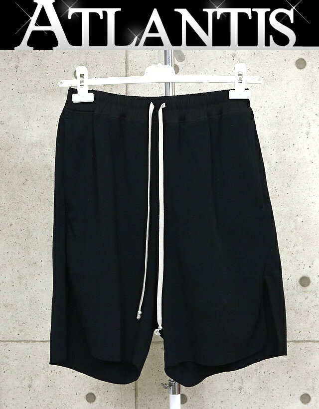 Rick Owens 合成皮革 ハーフパンツ 黒とベージュ Rick Owens（リック・オウエンス） ハーフパンツ CARGOBERA SHORTS