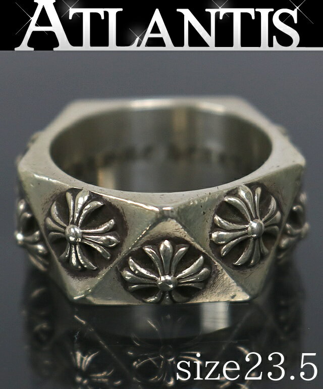 Rakuten - CHROME HEARTS 銀座店 クロムハーツ ペンタゴン CHプラス リング 指輪 メンズ シルバー SV925 約23.5号 102803