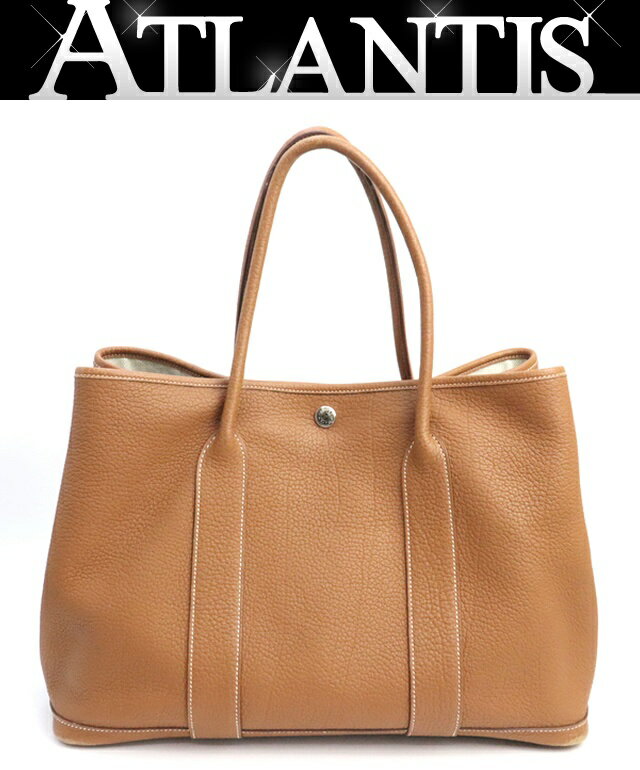 Rakuten - 【広尾店】 エルメス HERMES ガーデンパーティPM ネゴンダ ゴールド □Q刻印 【19096】
