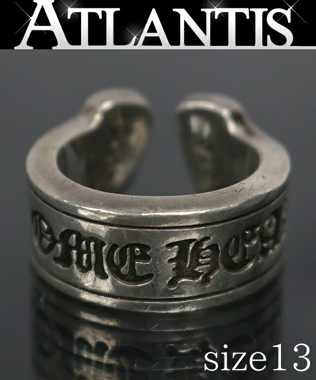 Other - CHROME HEARTS 銀座店 クロムハーツ ラージ スクロールラベル リング 指輪 メンズ SV925 約13号 103059