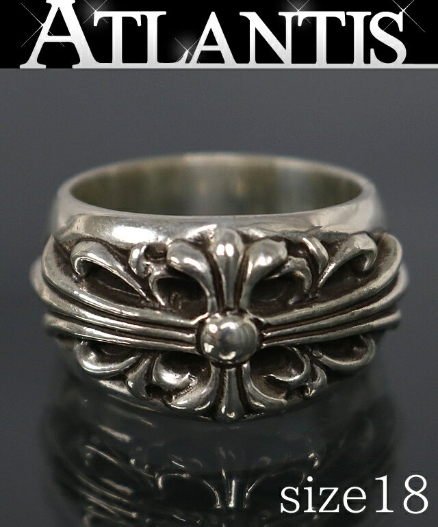 Rakuten - CHROME HEARTS 銀座店 クロムハーツ フローラルクロス リング 指輪 メンズ シルバー SV925 約18号 103067