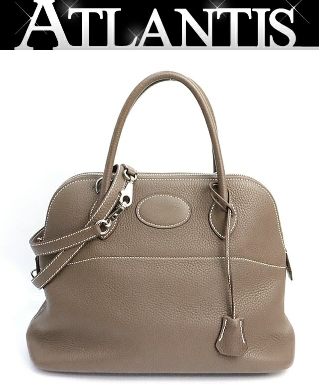 Rakuten - 【広尾店】エルメス HERMES ボリード31 2WAYバッグ トリヨンクレマンス エトゥープ SV金具 D刻印(2019年) 【19121】