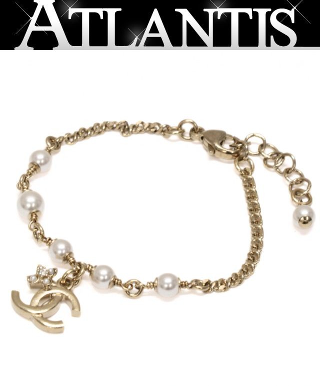 Rakuten - CHANEL シャネル ココマーク ブレスレット ベビーパール C23K 【74699】