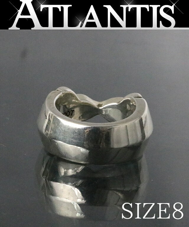 Other , Materials - CHROME HEARTS 銀座店 クロムハーツ ダブル フレアニー リング 指輪 メンズ シルバー SV925 約8号 103147