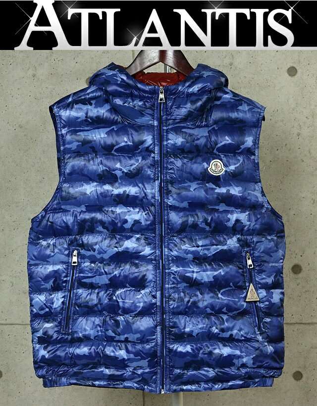 Rakuten - MONCLER 銀座店 モンクレール PATRICK カモフラージュ ライト ダウン メンズ size:5 ブルー 103329