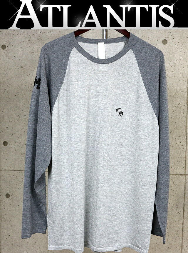 Rakuten - CHROME HEARTS 新宿店 クロムハーツ 新品 Y NOT トリプルクロスパッチ付き ロンT メンズ size:XL グレー 【31187】