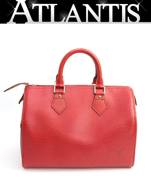 Rakuten - 美品 ルイヴィトン Louis Vuitton スピーディ25 ハンドバッグ ボストンバッグ エピ カスティリアンレッド M43017 【74737】