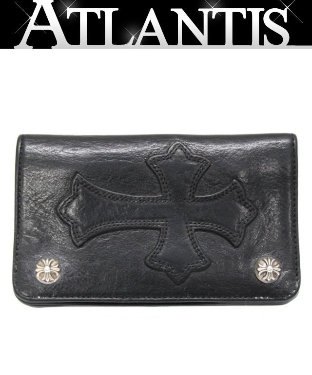 樂天商城 - CHROME HEARTS 新宿店 クロムハーツ クロスボタン 1ジップ クロスパッチ 財布 メンズ シルバー SV925 30993