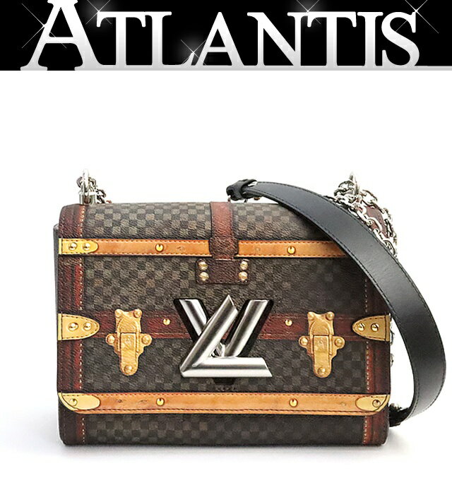 Rakuten - 【広尾店】極美品 ルイヴィトン Louis Vuitton ツイストMM チェーンショルダーバッグ トランスフォームドダミエ SV金具 M52270 【19135】
