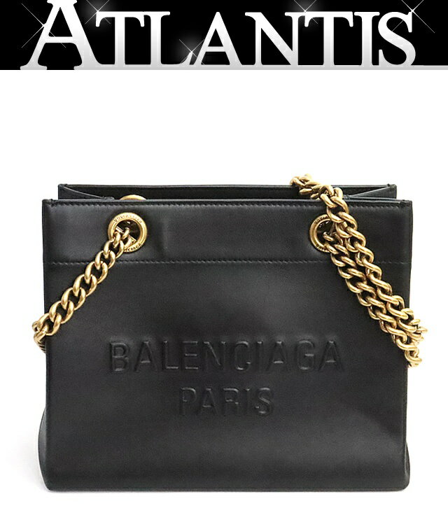 Rakuten - 【広尾店】美品 バレンシアガ BALENCIAGA デューティーフリー スモール トートバッグ ショルダーバッグ 黒 G金具 760012 【19167】
