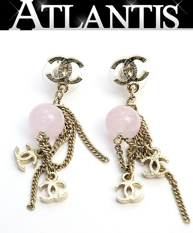 Rakuten - 【広尾店】 美品 シャネル CHANEL ココマーク スイングピアス メタル×カラーストーン 09A 【19159】