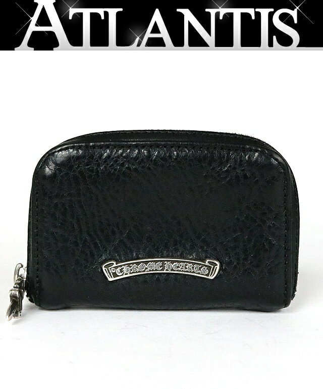Rakuten - CHROME HEARTS 銀座店 クロムハーツ ラウンドファスナー コインケース 小銭入れ メンズ レザー シルバー SV925 黒 103407