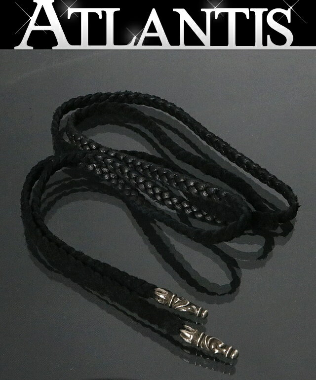 Rakuten - CHROME HEARTS 銀座店 クロムハーツ スクロール ボロチップ レザーブレイド メンズ シルバー SV925 黒 102820