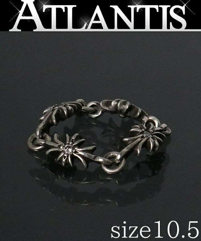 Rakuten - CHROME HEARTS 銀座店 クロムハーツ タイニーE CHプラス パヴェダイヤ リング 指輪 メンズ シルバー SV925 約10.5号 103060