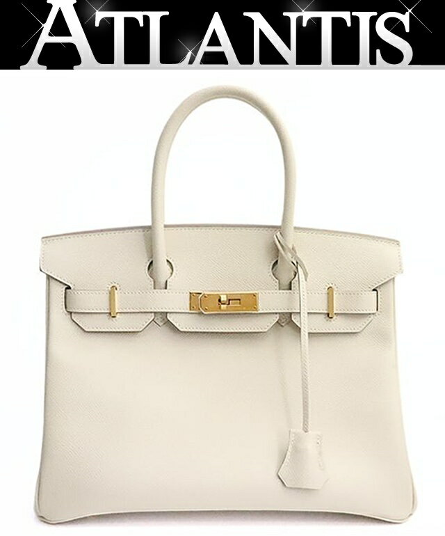 Rakuten - 【広尾店】美品 エルメス HERMES バーキン30 ハンドバッグ エプソン クレ C刻印(2018年) G金具 【19194】