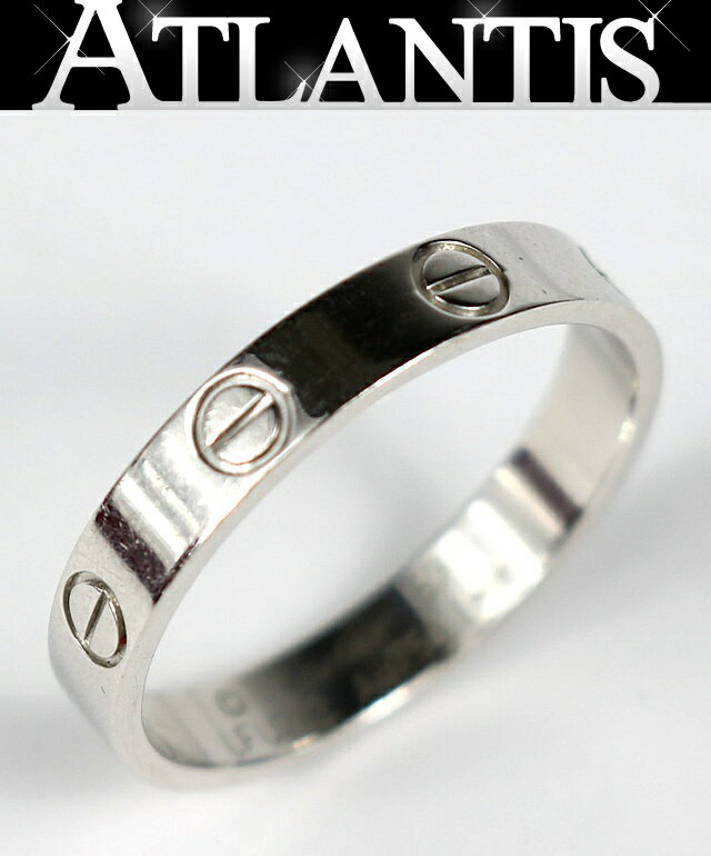 Rakuten - Cartier 新宿店 カルティエ ミニ ラブリング リング 指輪 18WG 750 size:57 ホワイトゴールド 31027