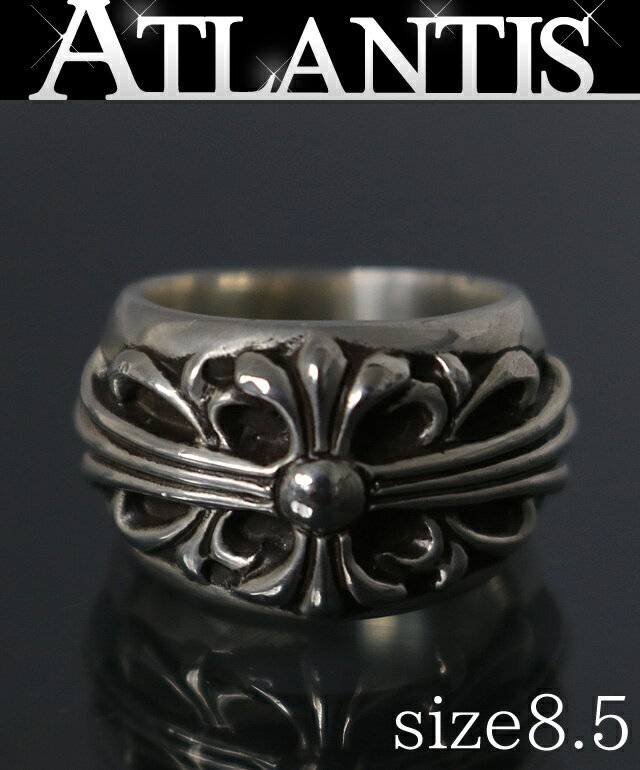 Rakuten - CHROME HEARTS 銀座店 クロムハーツ フローラルクロス リング 指輪 メンズ シルバー SV925 約8.5号 103089