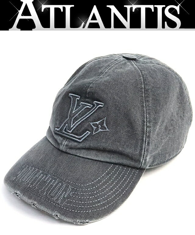 乐天商城 - 【広尾店】極美品 ルイヴィトン Louis Vuitton キャップ LVデニム ウォッシュド 帽子 グレー M5235L 【19225】