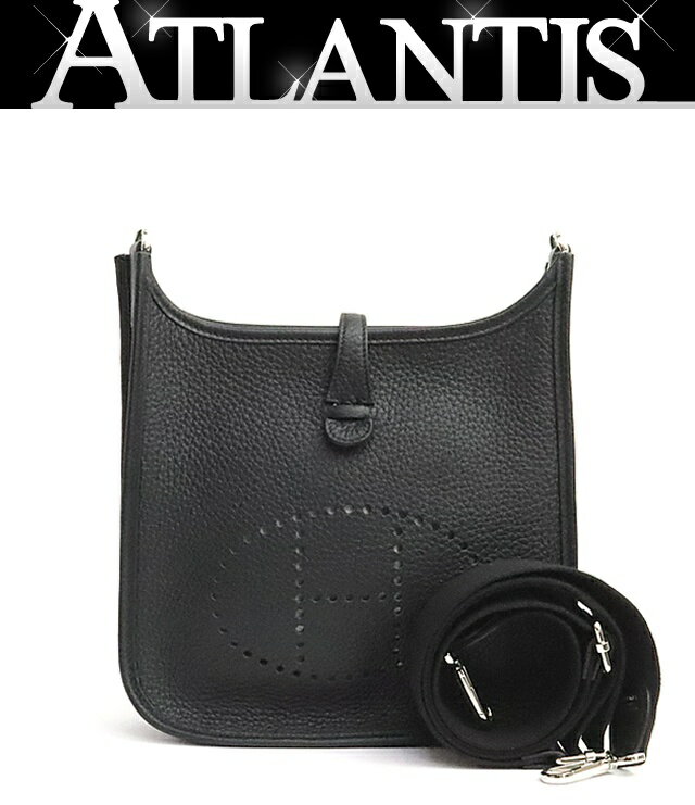 Rakuten - 【広尾店】極美品 エルメス HERMES エブリン3 23 ショルダーバッグ トリヨンクレマンス 黒 SV金具 K刻印(2025年) 【19227】
