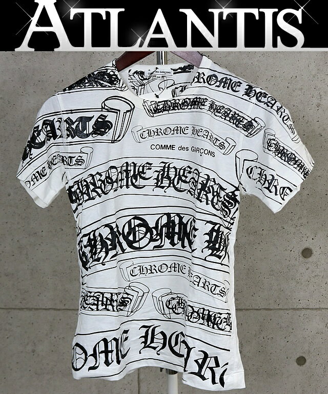 Rakuten - CHROME HEARTS 銀座店 クロムハーツ 美品 ×コムデギャルソン Tシャツ 半袖 メンズ size:M 白/黒 103441