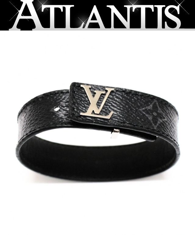 Rakuten - ルイヴィトン LOUIS VUITTON ブレスレット LV スリム モノグラムエクリプス M6456E size19 【74882】