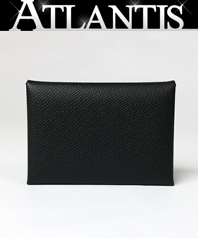 Rakuten - HERMES 銀座店 エルメス 新品 カルヴィ デュオ ウォレット コインケース カードケース G刻印 エプソン 二つ折り 黒 102942