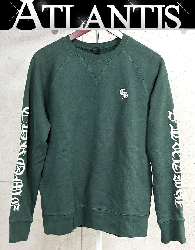 乐天商城 - CHROME HEARTS 銀座店 クロムハーツ SLO RIDE クルーネックスウェット 長袖 メンズ size:M 緑 103456