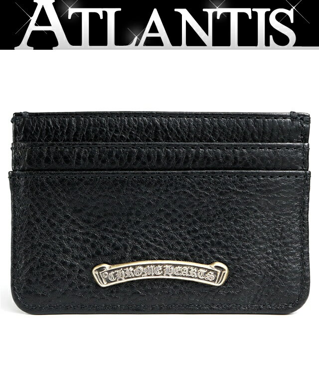 Rakuten - CHROME HEARTS 新宿店 クロムハーツ 新品 ダブルサイド スクロールラベル カードケース メンズ レザー SV925 黒 31279