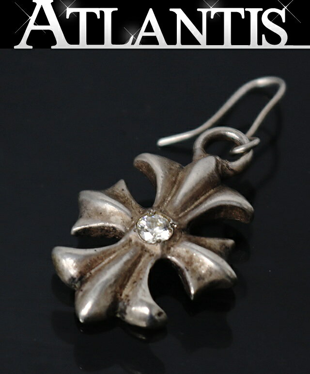 Rakuten - Gaboratory ガボラトリー Spar CZ Diamond on 1/8 Gothic Cross Pierce ピアス メンズ シルバー SV925 103452