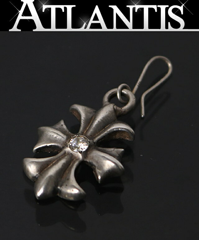 Rakuten - Gaboratory ガボラトリー Spar CZ Diamond on 1/8 Gothic Cross Pierce ピアス メンズ シルバー SV925 103451