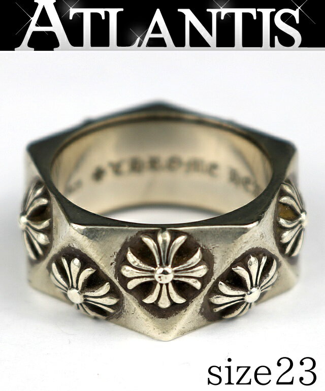 Chrome Hearts シルバーリング 23〜24号 楽天市場】クロムハーツ 中古 リング 23号の通販