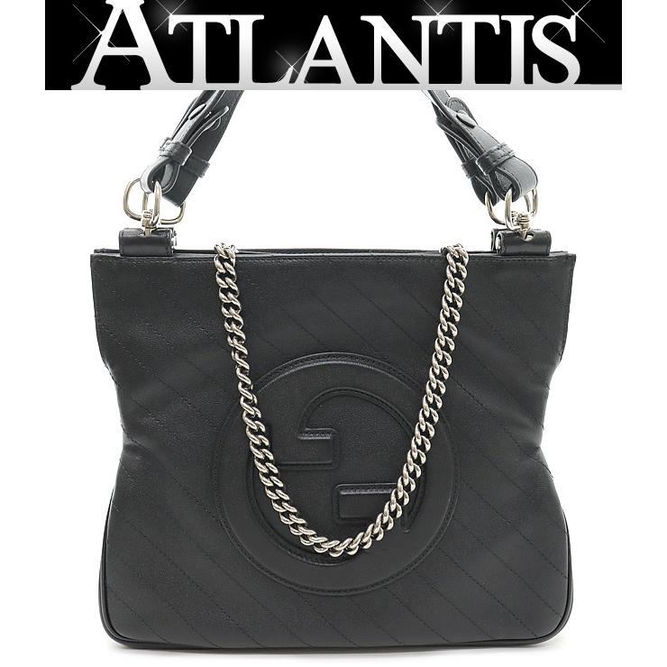 Rakuten - 美品 グッチ GUCCI ブロンディスモール トートバッグ 2WAYバッグ 黒 レザー 751518 【75110】