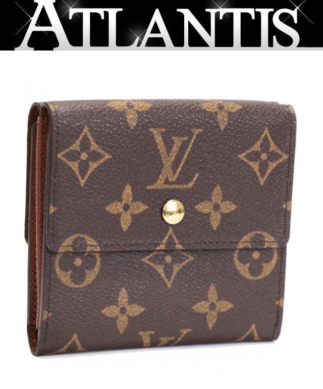 Rakuten - 未使用 ルイヴィトン LOUIS VUITTON ポルト モネ ビエ カルト クレディ Wホック 財布 モノグラム M61652 【75102】