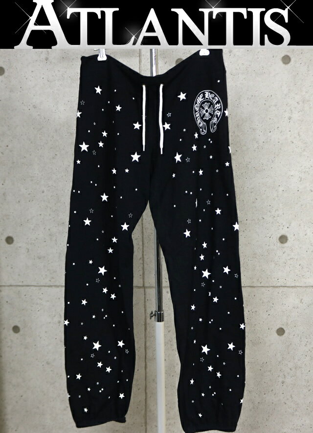Rakuten - CHROME HEARTS 新宿店 クロムハーツ ホースシュー スター プリント スウェットパンツ メンズ size:M 黒 31319