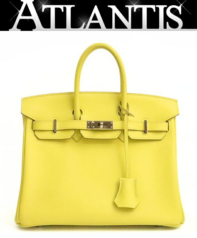 Rakuten - 【広尾店】 美品 エルメス HERMES バーキン25 ハンドバッグ スイフト ライム SV金具 Y刻印(2020年) 【19300】