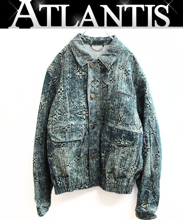 Rakuten - Louis Vuitton 新宿店 ルイヴィトン 23SS モノグラム デニム ジャケット RM2319 メンズ size:52 青系 31119